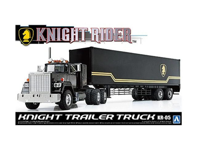 Aoshima: 1/28 KNIGHT TRAILER TRUCK Scale Model Kit #KR-05