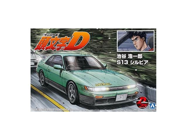Aoshima: 1/24 Initial D - Iketani Koichiro S13 Silvia Nissan Scale Model Kit #11
