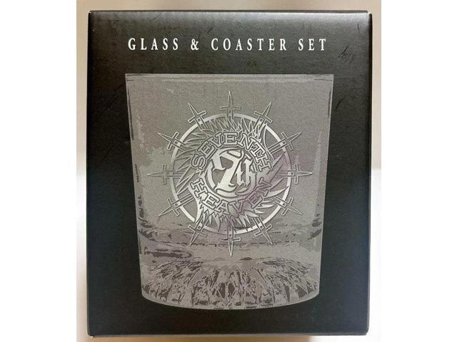 SQUARE ENIX: Final Fantasy VII Remake - Glass & Coaster Set - SEVENTH HEAVEN