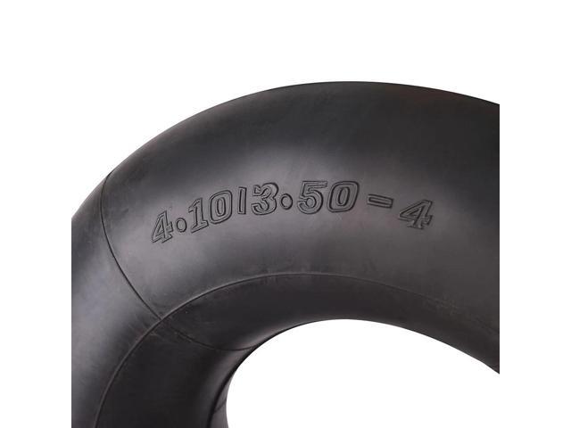 TWO 410/350-4 4.10/3.50-4 4.10-4 410-4 3.50-4 350-4 TIRE INNER TUBE RUBBER VALVE