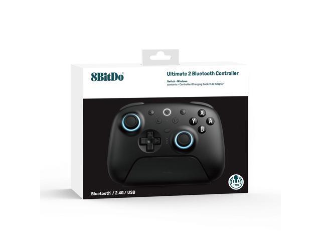 8BitDo - Ultimate 2 Bluetooth Wireless Gaming Controller for Nintendo Switch, PC - Black - image 6