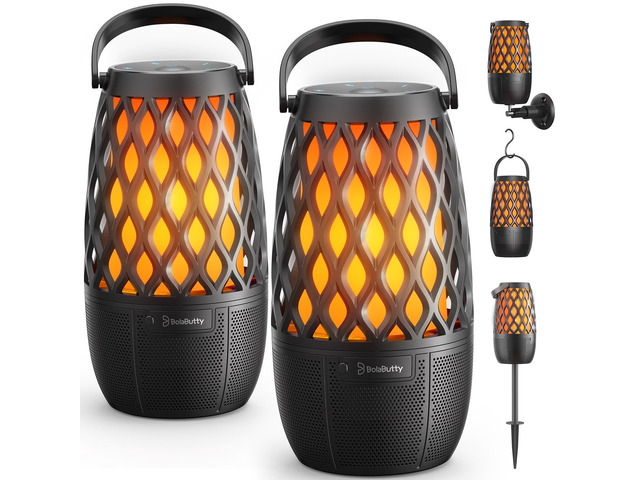Outdoor Speakers Gifts for Men Bluetooth Speaker with Lights Multi-Sync up to 100 Speakers Auto-Pairing HD Stereo Sound Cool Stuff House Warming...