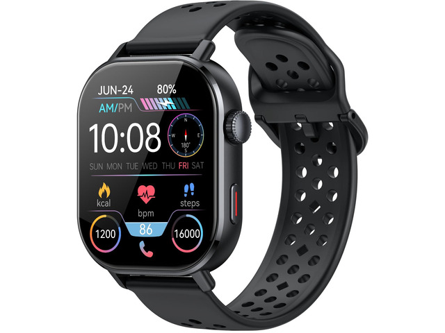 Smart Watch for Men GPS, 2.06'HD AMOLED Military Multisport Fitness Tracker with Bluetooth Call/Compass/Barometer/Altitude 5ATM Water-Resistance...