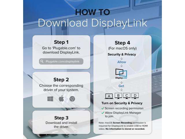 Plugable USB-C 5-Display Docking Station with HDMI 2.1 and 140W charging - image 6