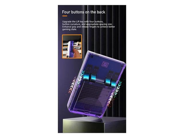 R35plus Retro Video Game Console 64G 30,000+ Games 3.5In IPS Screen Handheld Game Console Plastic Linux System For GBA PSP PS1,D