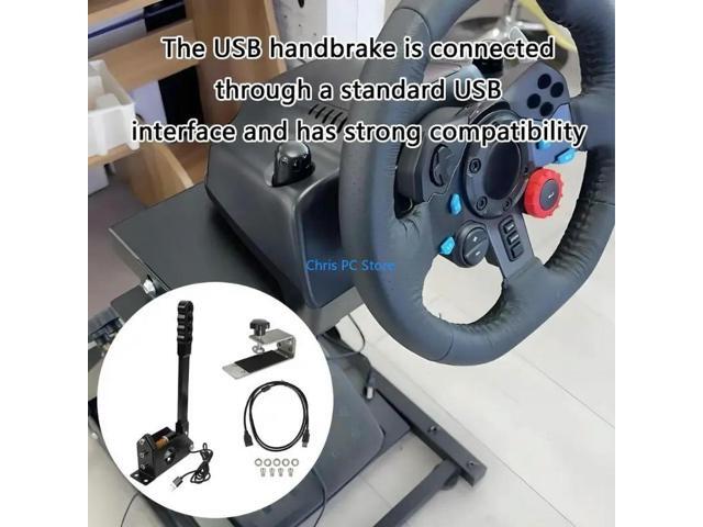 Portable Durability l USB Handbrake Sensors Compatible Racing Wheel G27 G29