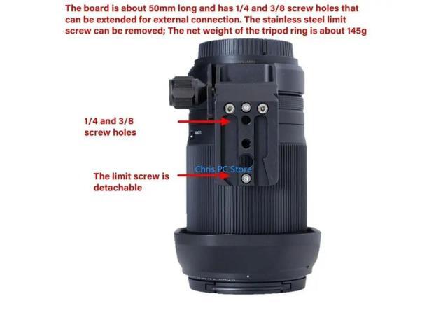 IS-Z2840 Durability Aluminum Tripod Mount Aluminum Lens Collar for Z 28-400mm