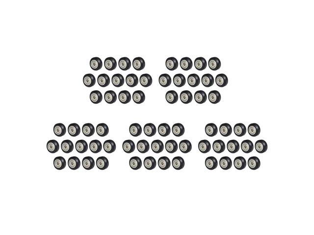[65Pcs]3D Printer POM Pulley Wheels 625Zz Linear Bearing Ulley Passive Round Wheel Roller For Creality CR10,Ender 3