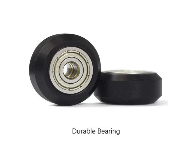 [65Pcs]3D Printer POM Pulley Wheels 625Zz Linear Bearing Ulley Passive Round Wheel Roller For Creality CR10,Ender 3