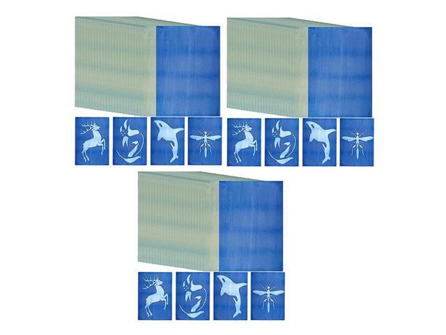 90 Sheets Sun Print Paper Kits Cyanotype Paper Kit A4 Nature Printing Solar For Kids Adults DIY Art Crafts Project