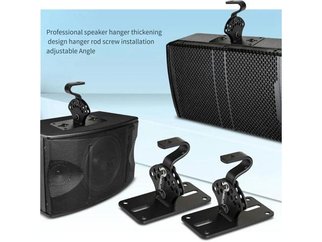 2Pcs Speaker Wall Mount Bracket Screw Pendant Bracket Bracket Speaker Ceiling Rack Surround KTV Hanger Rings Easy To Use