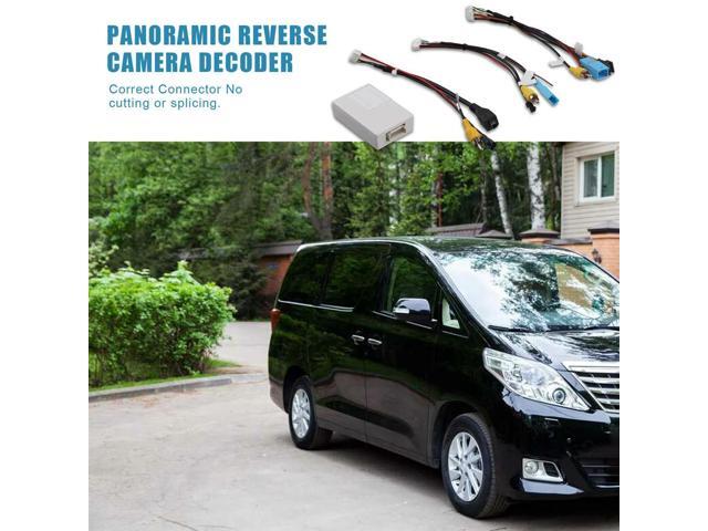 Car LVDS to CVBS Cable 360 Panoramic Reversing Camera Decoder Canbus Box for Toyota Prado Land Cruiser Alphard 2010-2013