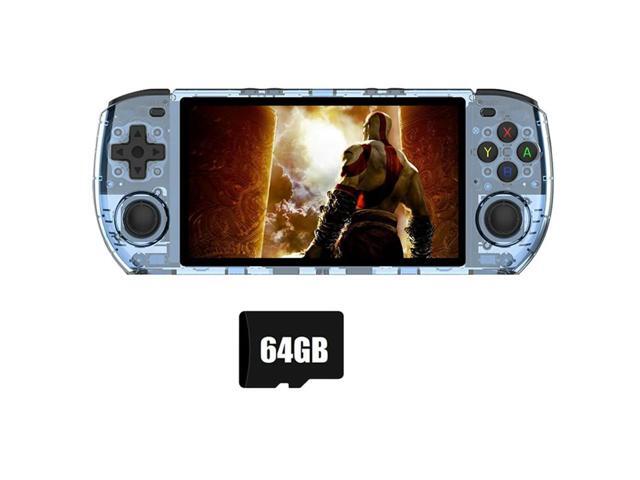 RGB10 Max3 Retro Game Console 16G+64G 5.0 Inch Handheld Video Game Console For MAME PSP N64 GBA NDS Emulator Easy Install B
