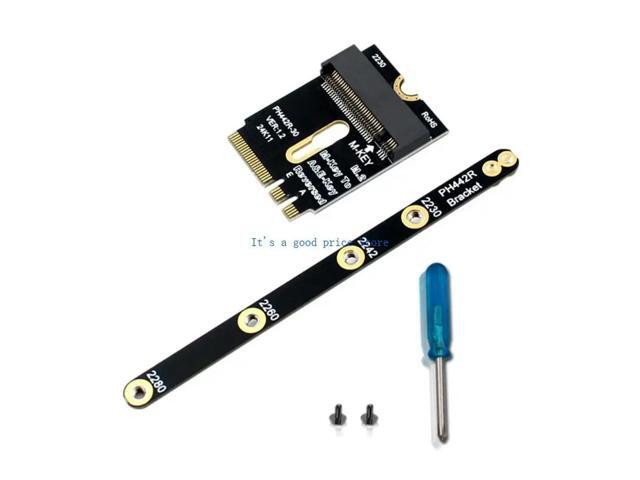 M.2 A+E to M Key NVMe Adapter PCIE4.0 M.2 Key E/A+E to NVME Adapter PCIE Support for 2230 2242 2260 Laptop Desktop