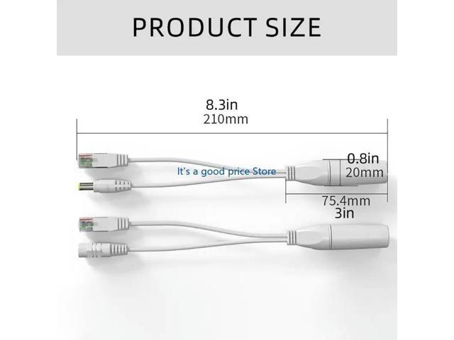 Passive PoE Injector and Splitter Transforms Not PoE devices to PoE Enabled Use