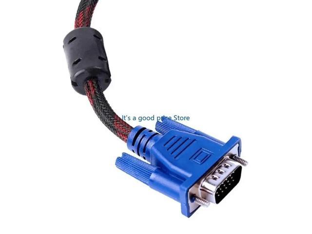 Adapter Cable 19pin Male to VGA Male Cable Cord 1080P Video Cables Universal for Computer Laptop Projector