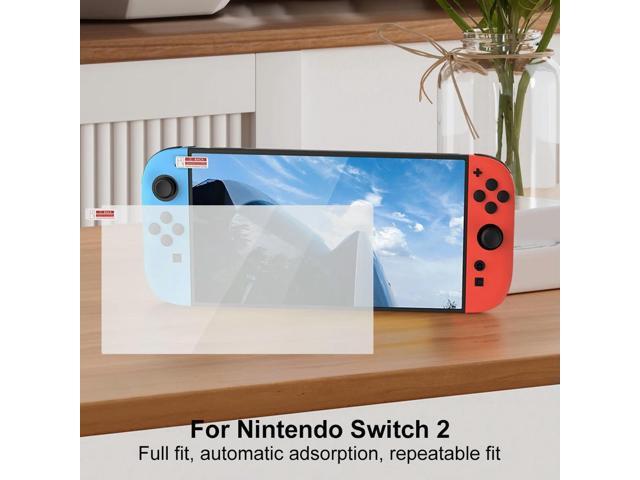 2 PCS Tempered Glass Screen Protector Films Anti-Scratch Tempered Glass Film Screen Tempered Film for Nintendo for Switch 2
