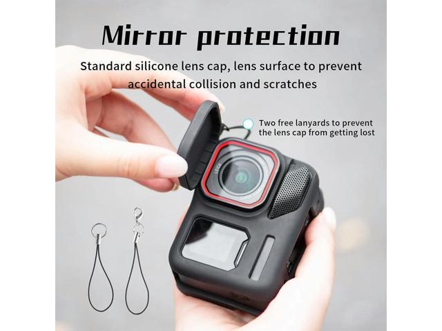 For Ace Pro 2 Silicone Protective Case Cover Anti-Scratch Frame Case Lens Cap for Ace Pro 2 Action Accessories