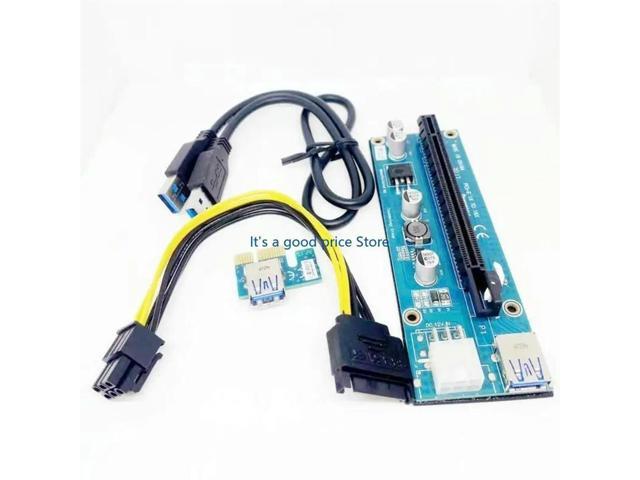 PCIe 1X To 16X External Graphics Card Adapter With USB3.0 Cable for Laptop Gaming Multimedia Practical Solution Computer