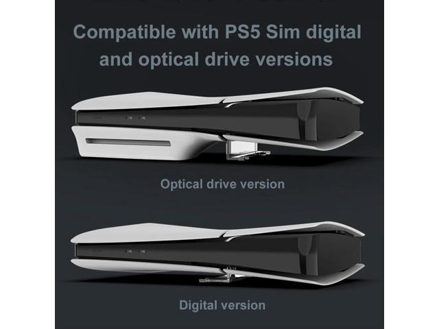 For PS5 Slim Horizontal Console Stand Fixed Support Bracket Stable Base Stand Holder for 5 Slim Disc & Edition