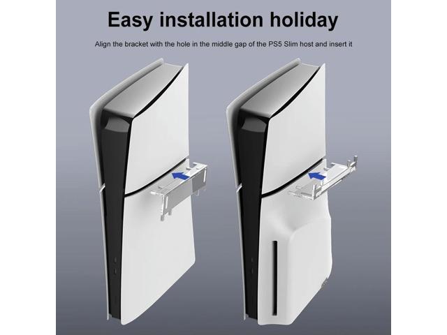 For PS5 Slim Horizontal Console Stand Fixed Support Bracket Stable Base Stand Holder for 5 Slim Disc & Edition
