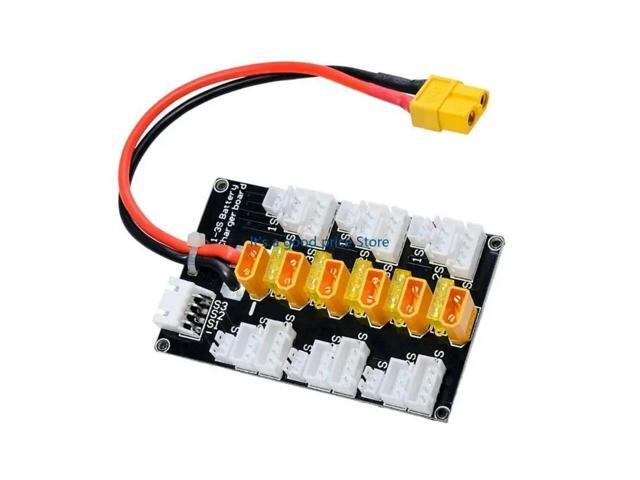 6 Port XT30 Parallel Charging XT60 Balance Charging Plate for Technicians Enhances Charging Flexibility