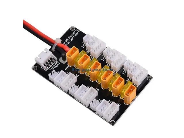 6 Port XT30 Parallel Charging XT60 Balance Charging Plate for Technicians Enhances Charging Flexibility