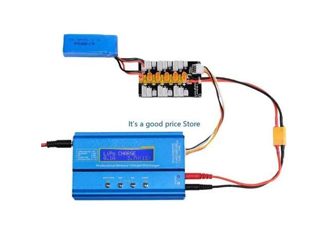 6 Port XT30 Parallel Charging XT60 Balance Charging Plate for Technicians Enhances Charging Flexibility