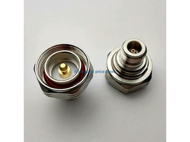 Coaxial Adapter L29 7/16 DIN Male To N Female Connectors Cable Connectors Plug Screw Solder Speaker Bucket Adapter Socket