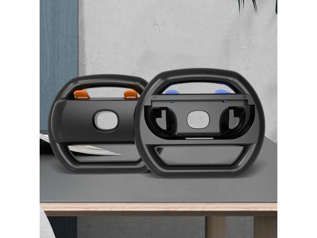 2pcs/Set Racing Steering Wheels for Switch 2 Handle Stand Holder Plastic Racing Game Wheel for Nintendo for Switch 2 Controller