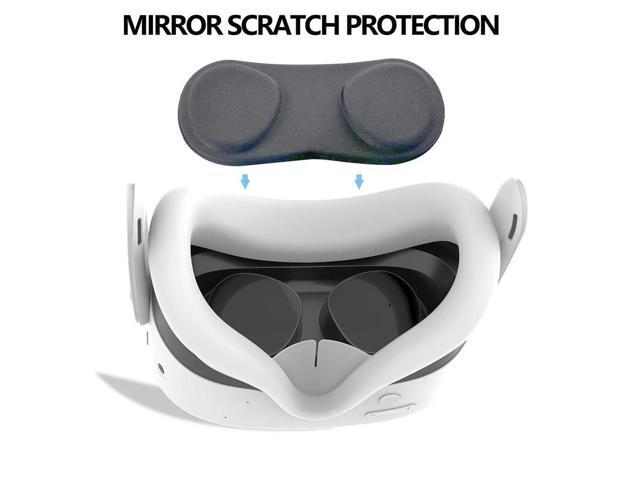 Lens Protective Cover Anti-Scratch Lens Cap Replacement VR Lens Protector for Quest 3S/3/2/Pico4 Ultra VR Accessories
