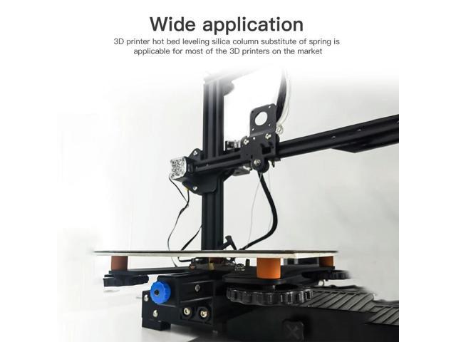 4pcs Silicone Hot Bed Leveling Columns Solid SpPlatform Leveling Column for Creality CR-10 10S 10 V2 10 Mini