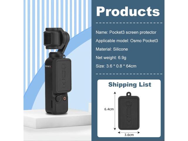 Screen Protective Cover Waterproof Silicone Screen Protector Case Anti-dust Gimbal Camera Protective Case for Osmo Pocket 3