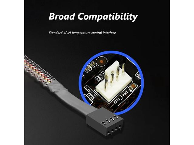 1 to 5 4Pin PWM Fan Hub CPU Fan PC Case Cooling Fan Power Extension Cable