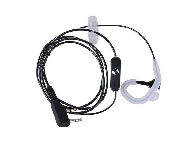K Plug Headset Earphones PTT MIC Radio Earpiece Headset Walkie Talkie Accessories Replacement for BAOFENG KENWOOD Retevis HYT