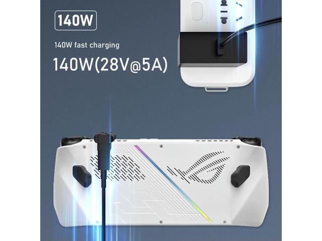 USB-C To USB-C Adapter 20Gbps USB-C Male To USB-C Female Adapter 8K@60Hz 180 Degree U-shaped for Rog Ally/NS Switch Console