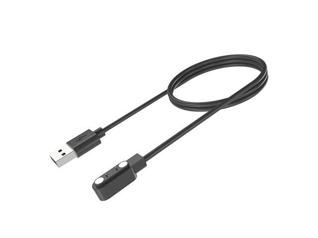 5V 1A Magnetic Charger 60cm Cable USB Charger Multiple Protection Plastic Charger Accessories for Zeblaze Vibe 7