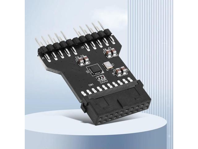 USB 3.0 19PIN To USB 2.0 9PIN 1 To 2 Extension Wear Resist Interface Expansion Card for Motherboard Dual USB Hub Connectors