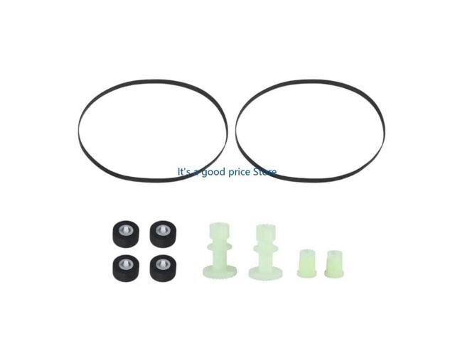 Black Rubber Bearing Roller Replacement Gear Set for CH404X 510X Cassettes Deck