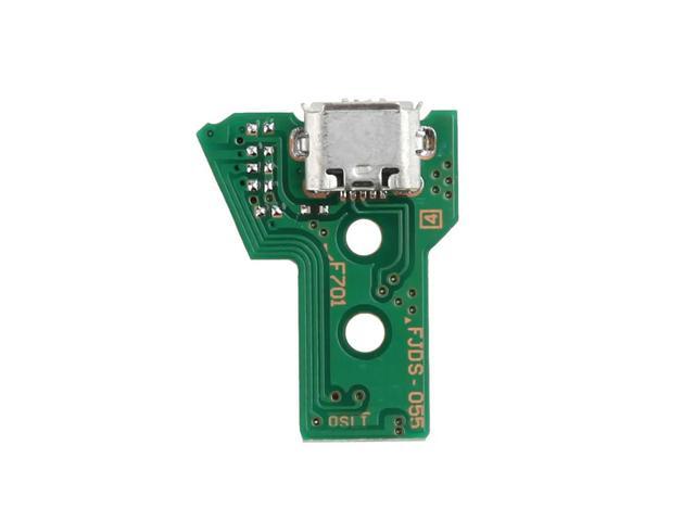 JDS-055 Replacement Charging Port Assembly USB Adapter Charger Socket Board Connector Module for PS4 Controller