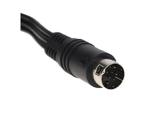 9 Pin To RCA Connection Cord 3RCA Cord AV Cable RCA Connection Cord AV Audio Video Cable for Sega Genesis 2 3