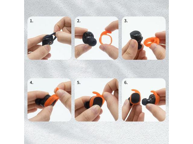 5 Pairs Earcap Cover Protective Silicone Earpads Case Replacement Anti Slip Comfortable for Sennheiser Momentum True Wireless 3