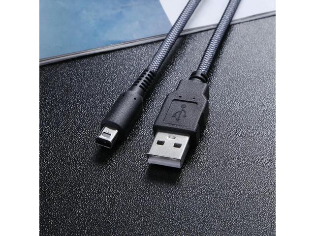 2-in-1 Sync Data Charging USB Power Cable Cord 1.5m Gamepad Cord Line Wire Charger Wire for NDSI 3DSXL 2DSLL 3DS