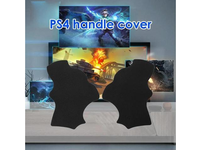 2pcs/set Silicone Grip Gaming Handle Sticker Protector L+R Anti Slip Handle Decal Gamepad Handle Grip Sticker for PS4 Controller