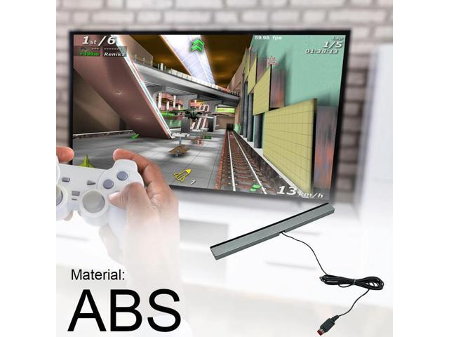 Wired Motion Sensor Receiver with Extension Cord Wired Motion Sensor Bar Wired Remote Sensor Bar for Nintendo Wii Wii U Console Wired Motion Sensor Receiver with Extension Cord Wired Motion Sensor Bar Wired Remote Sensor Bar for Nintendo Wii Wii U Console