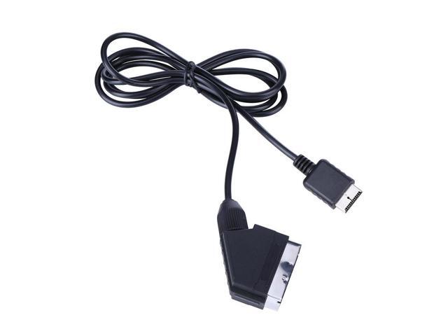 1.8m RGB SCART Cable TV AV Connection Game Cord Wire Video Game Cable Game Console Cable for PS1 PS2 PS3 Line Console