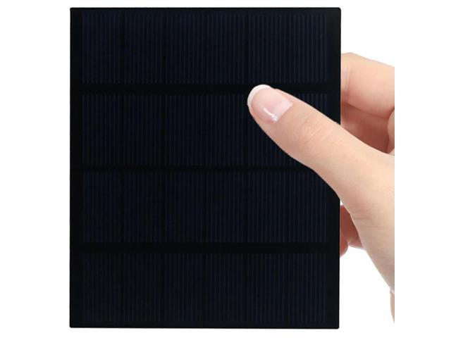 1.5W 6V Solar Panel Portable Solar Charger 110X92MM Small Power Emergency Panel Outdoor Solar Cell for Camping