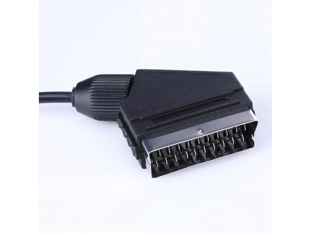 1.8m RGB SCART Cable TV AV Connection Game Cord Wire TV AV Cable for PS1 PS2 PS3 Line Console