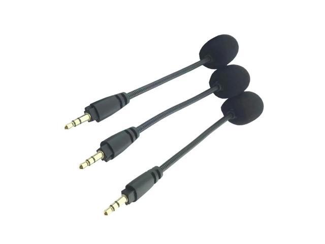 Detachable Microphone Mic for HS35 HS45 Wireless Gaming Headsets Noise Cancelling Mic 3.5mm