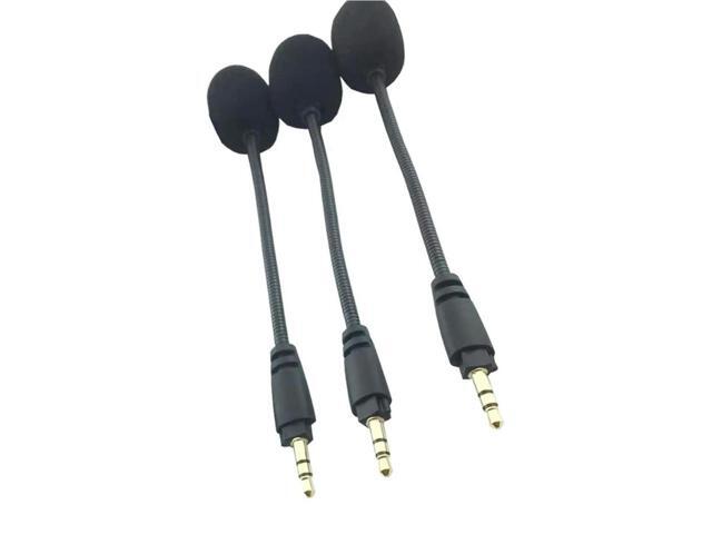 Detachable Microphone Mic for HS35 HS45 Wireless Gaming Headsets Noise Cancelling Mic 3.5mm